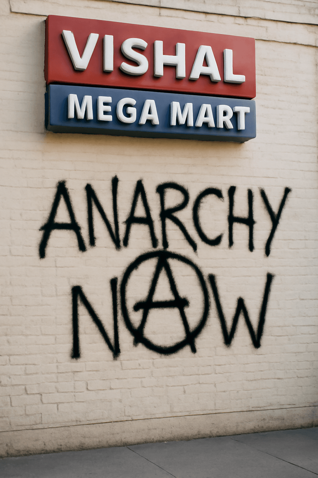 Graffiti at Vishal Mega Mart